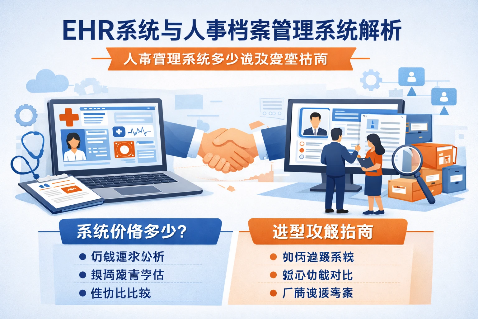 EHR系统与人事档案管理系统解析:人事管理系统多少钱及选型指南
