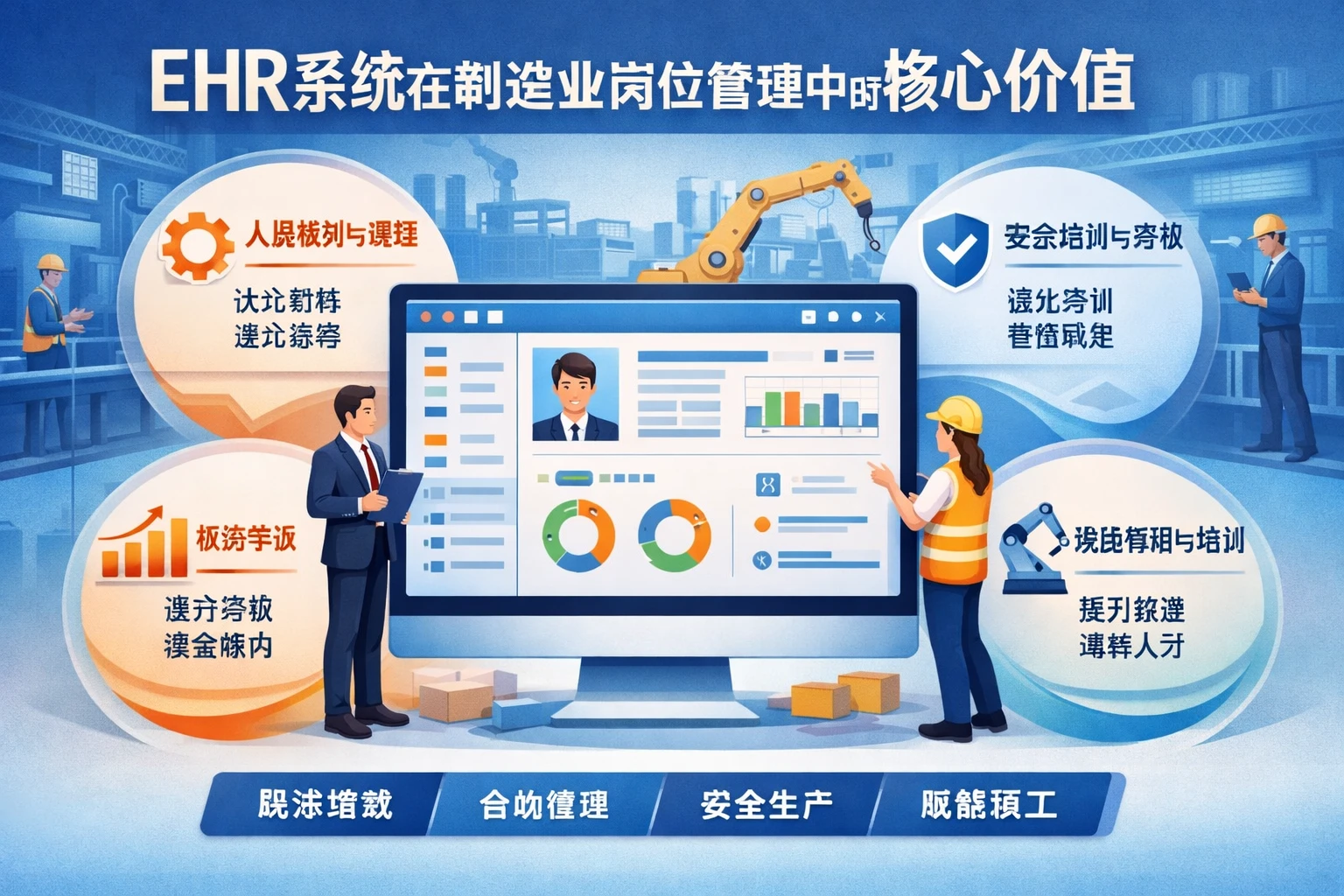 EHR系统在制造业岗位管理中的核心价值