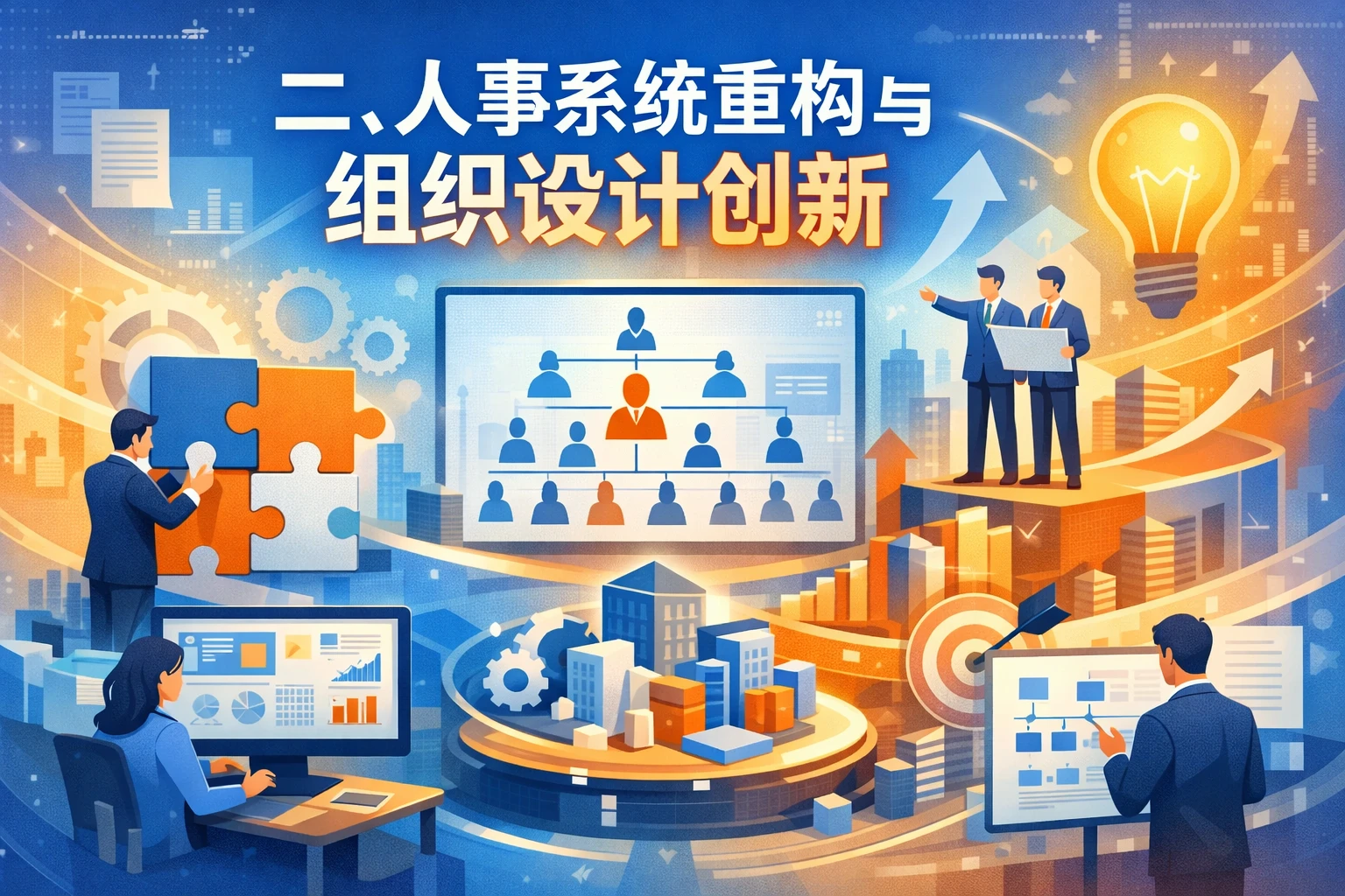二、人事系统重构与组织设计创新