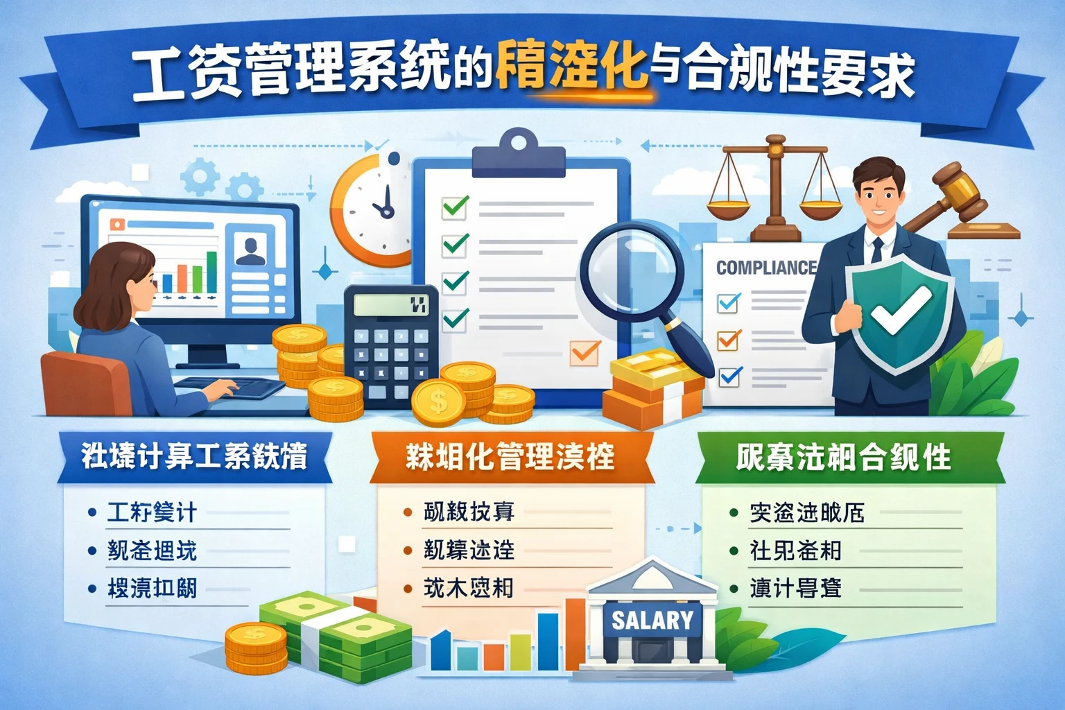 工资管理系统的精准化与合规性要求