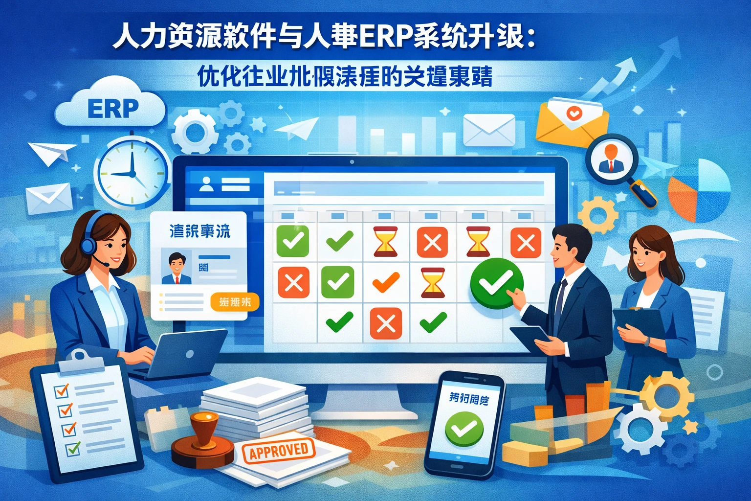 人力资源软件与人事ERP系统升级:优化企业批假流程的关键策略
