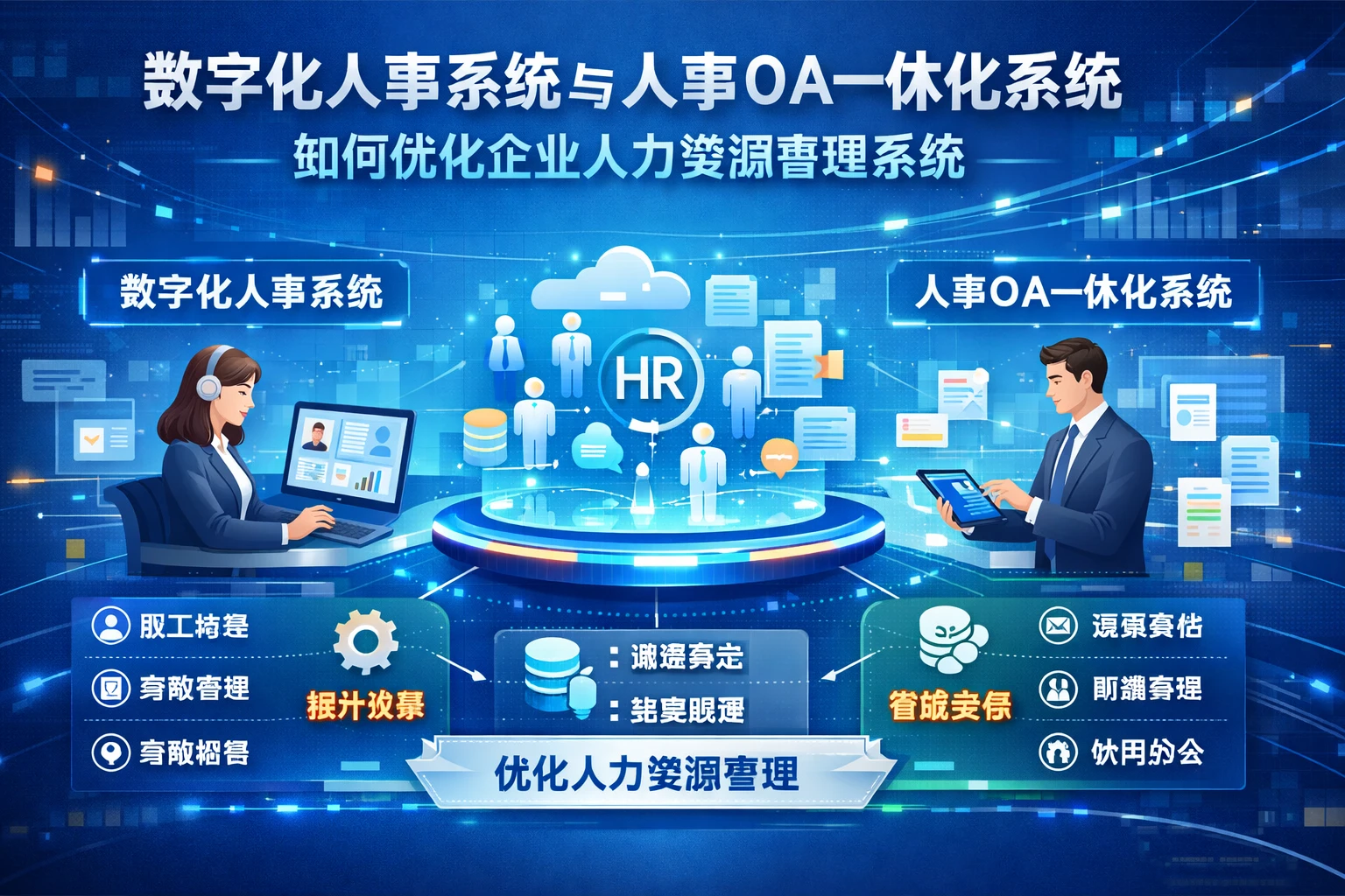 数字化人事系统与人事OA一体化系统如何优化企业人力资源管理系统