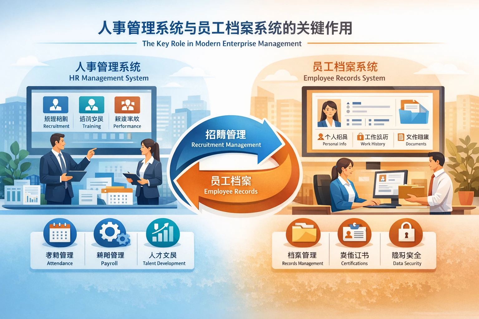 人事管理系统对比与员工档案系统在现代企业管理中的关键作用