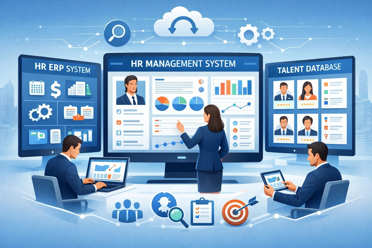 人力资源管理系统、人事ERP系统与人才库管理系统的综合应用