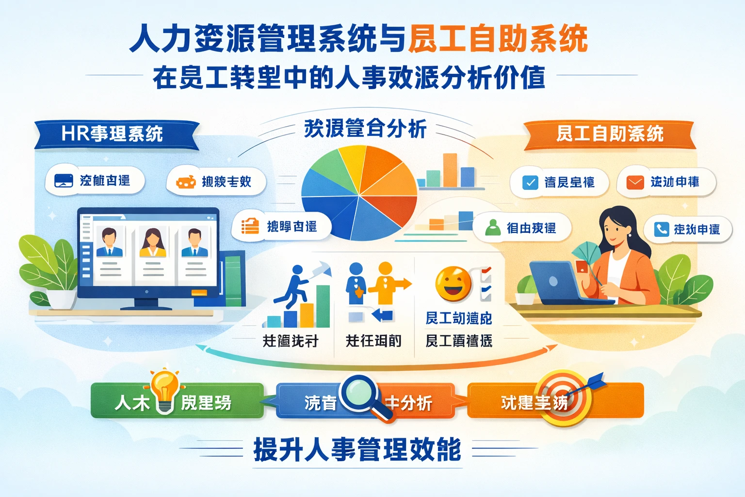 人力资源管理系统与员工自助系统在员工转型中的人事数据分析价值