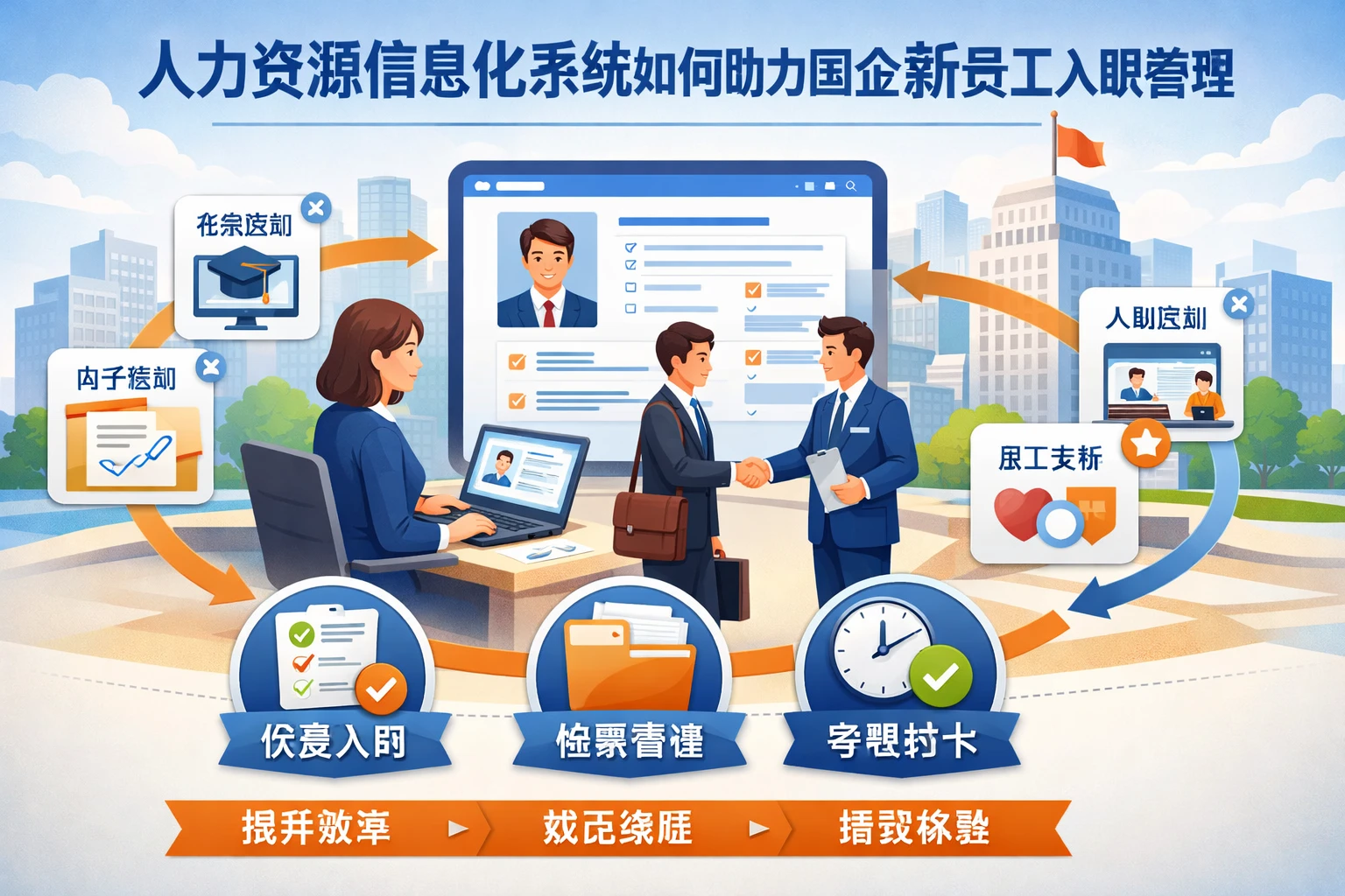 人力资源信息化系统如何助力国企新员工入职管理升级