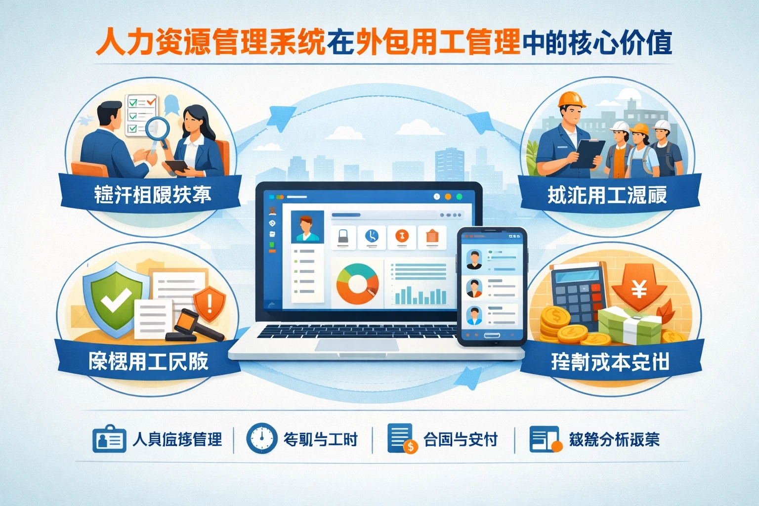 人力资源管理系统在外包用工管理中的核心价值