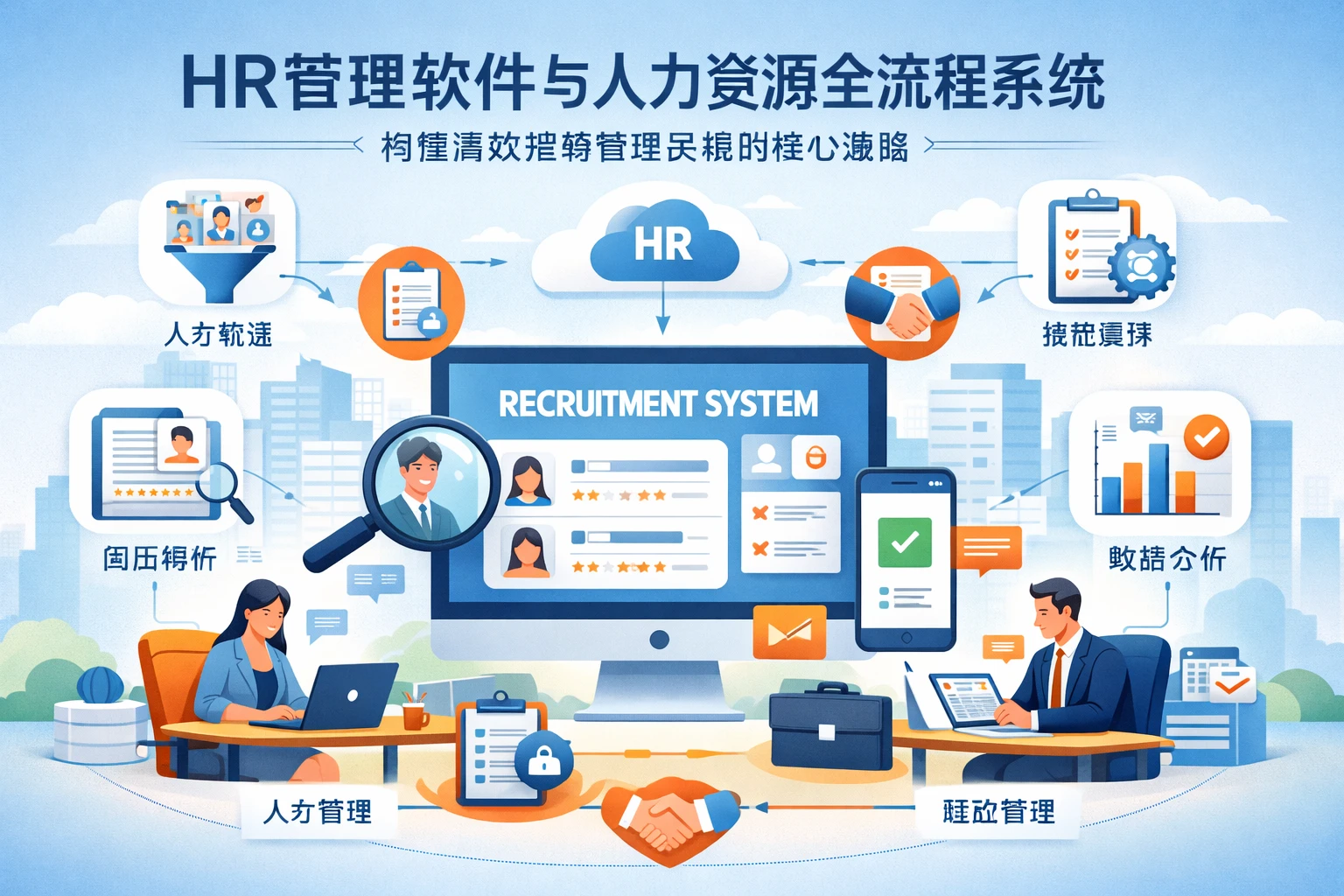 HR管理软件与人力资源全流程系统：构建高效招聘管理系统的核心策略