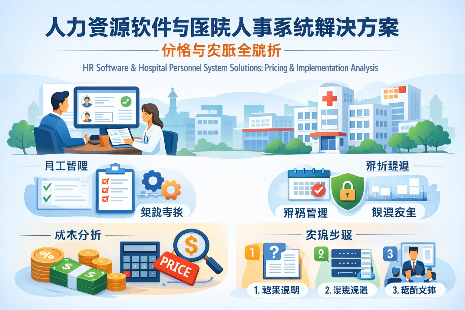 人力资源软件与医院人事系统解决方案：价格与实施全解析