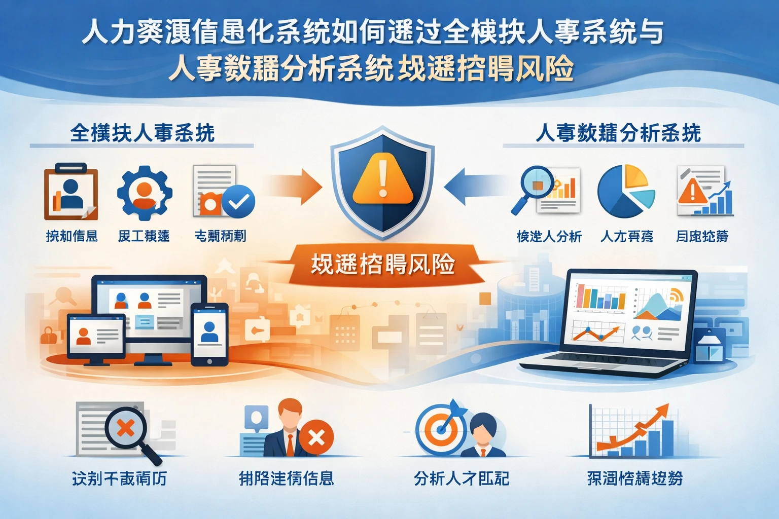 人力资源信息化系统如何通过全模块人事系统与人事数据分析系统规避招聘风险