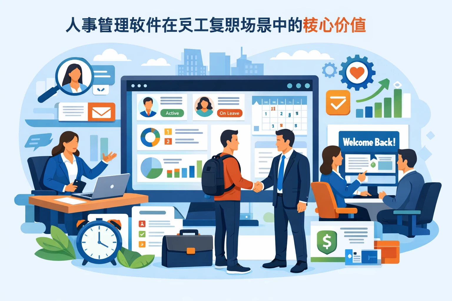 人事管理软件在员工复职场景中的核心价值