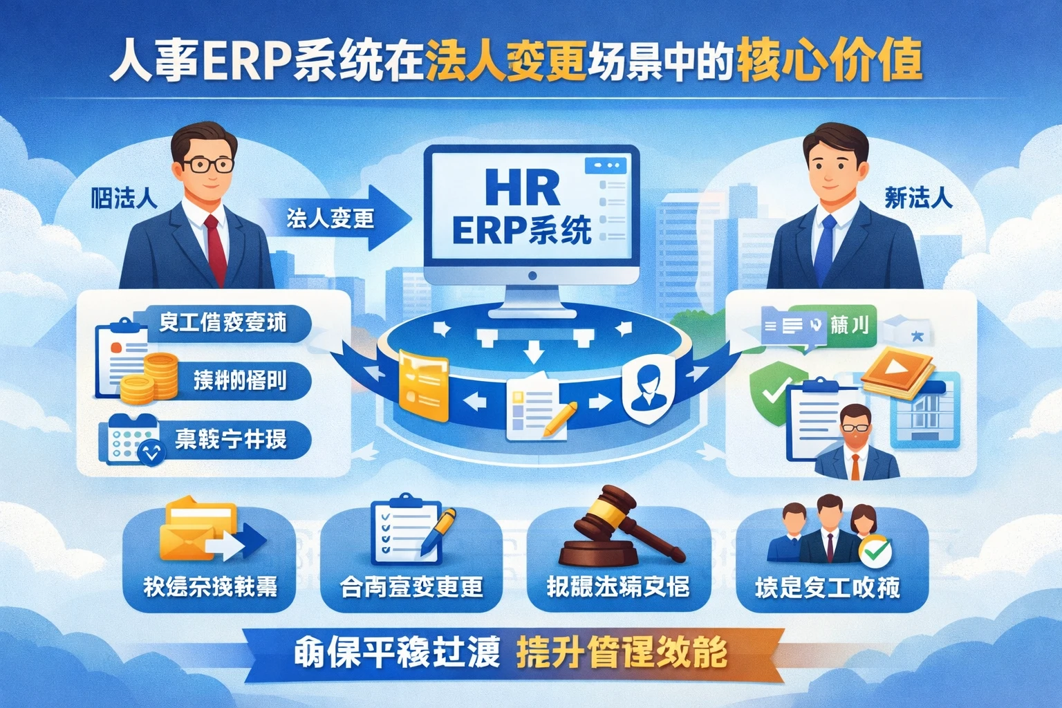 人事ERP系统在法人变更场景中的核心价值