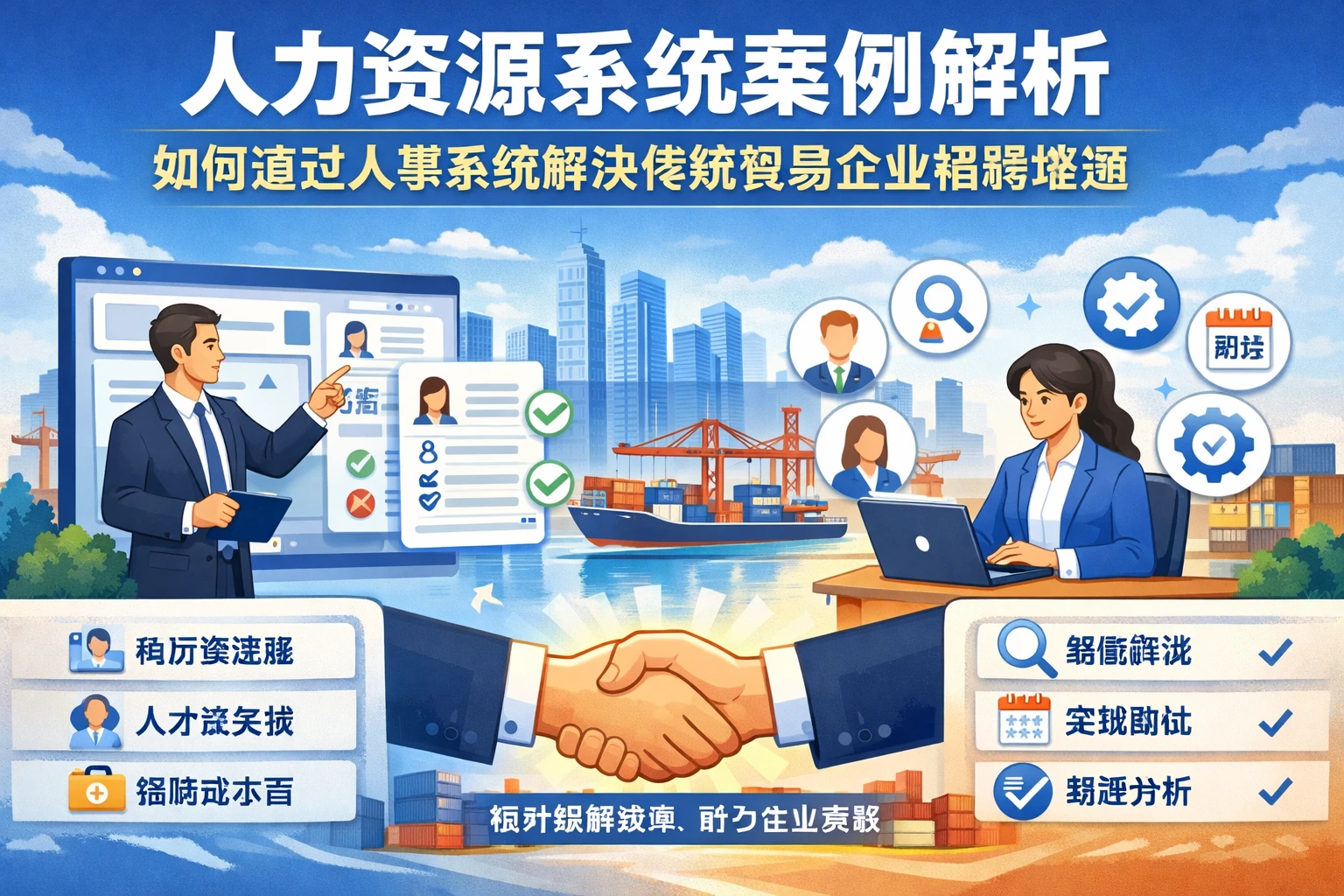 人力资源系统案例解析:如何通过人事系统解决传统贸易企业招聘难题