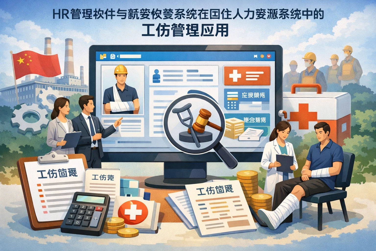 HR管理软件与薪资核算系统在国企人力资源系统中的工伤管理应用