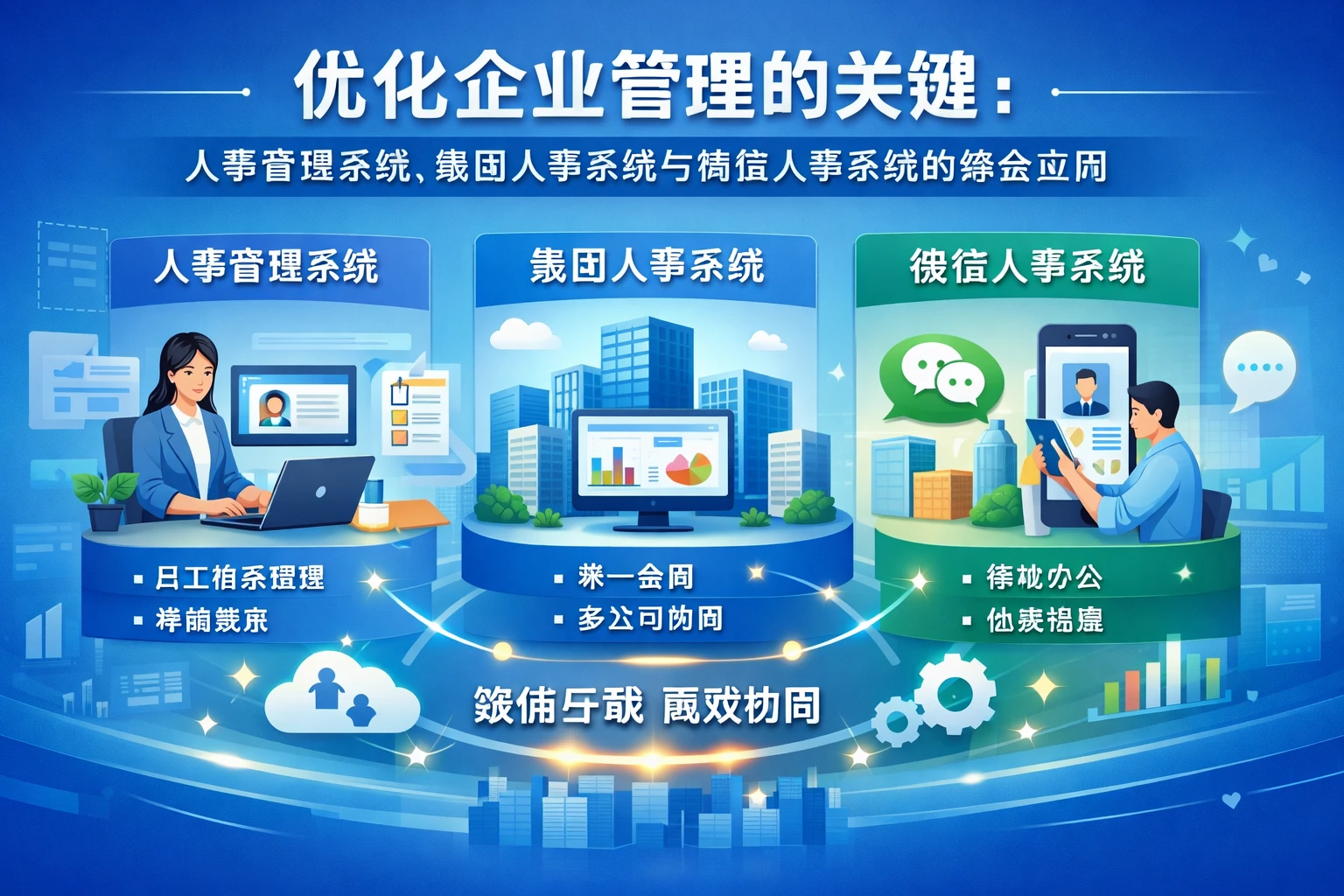 优化企业管理的关键：人事管理系统、集团人事系统与微信人事系统的综合应用