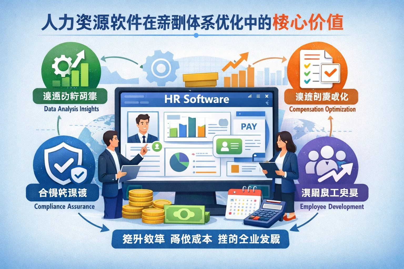 人力资源软件在薪酬体系优化中的核心价值
