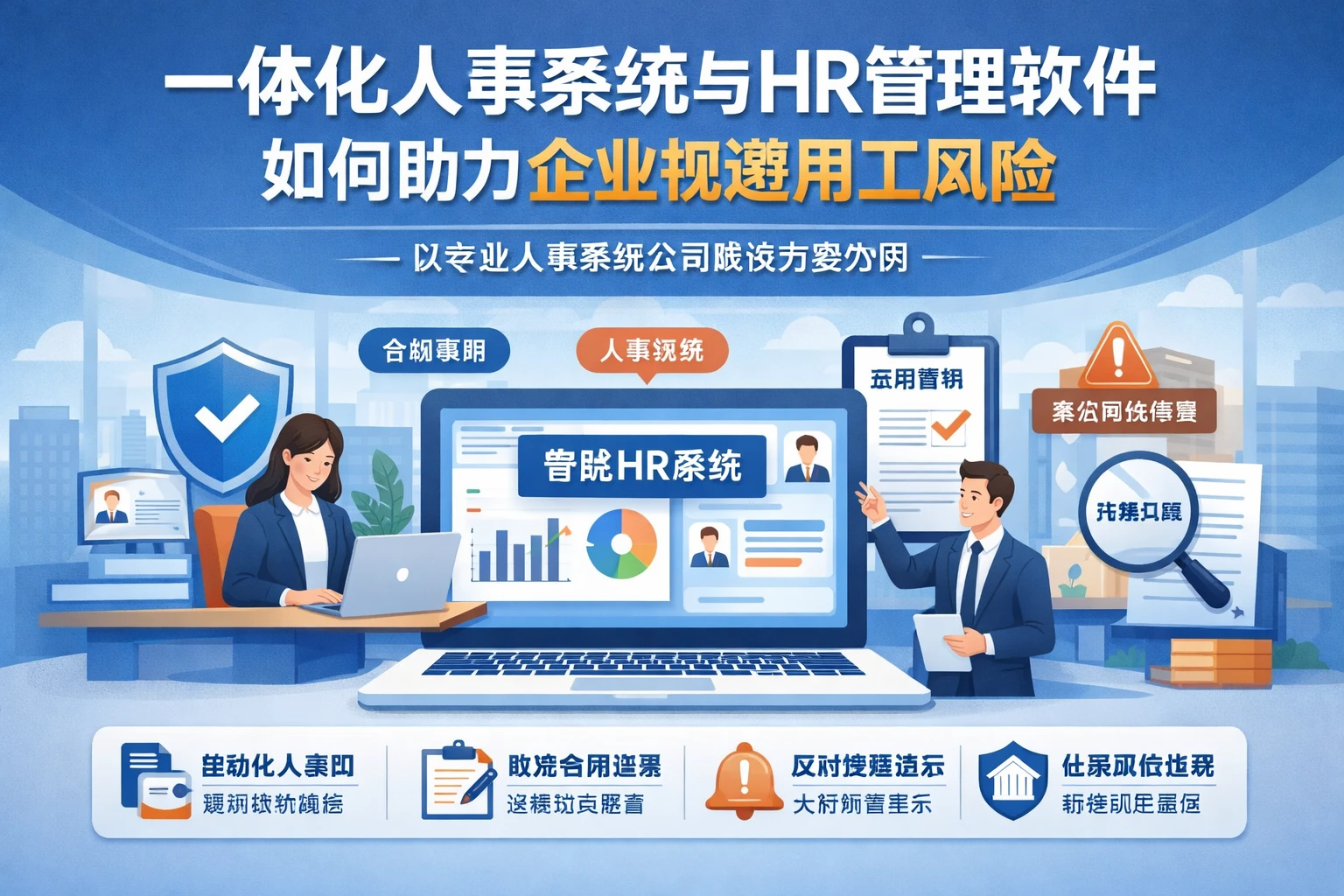 一体化人事系统与HR管理软件如何助力企业规避用工风险——以专业人事系统公司解决方案为例