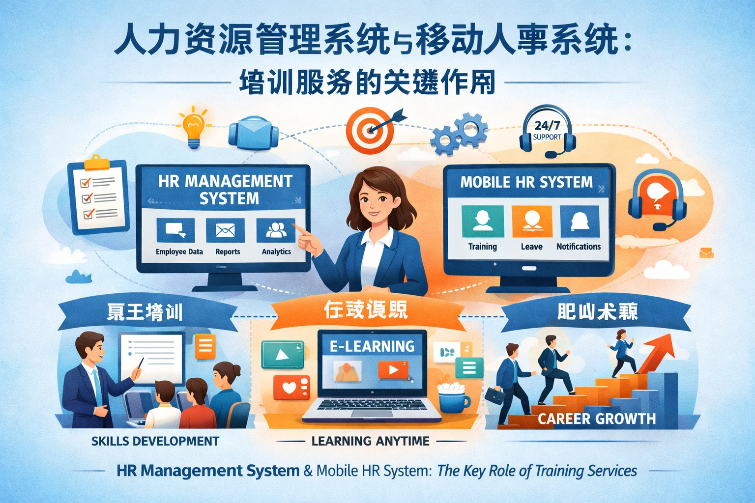 人力资源管理系统与移动人事系统：培训服务的关键作用