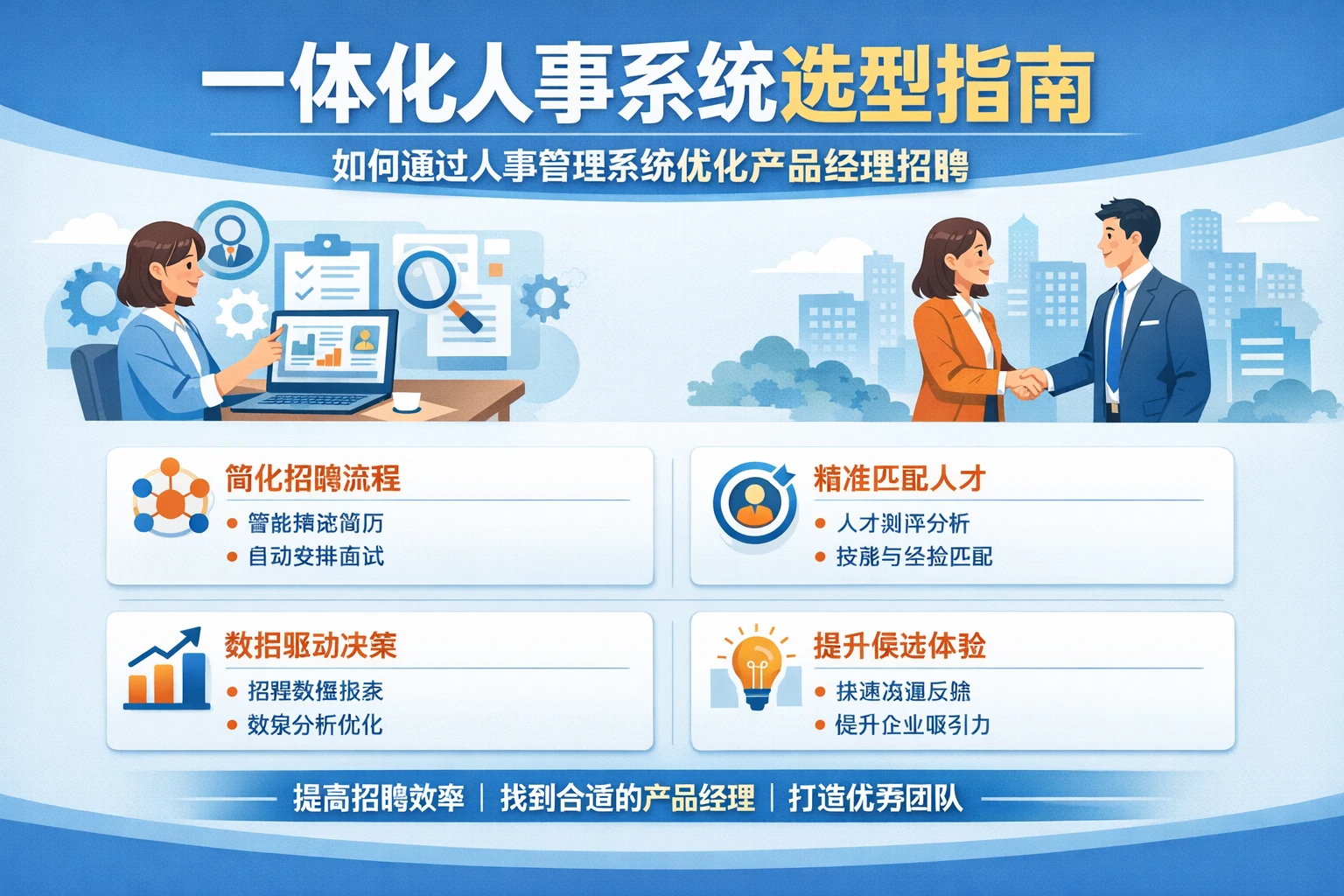 一体化人事系统选型指南：如何通过人事管理系统优化产品经理招聘