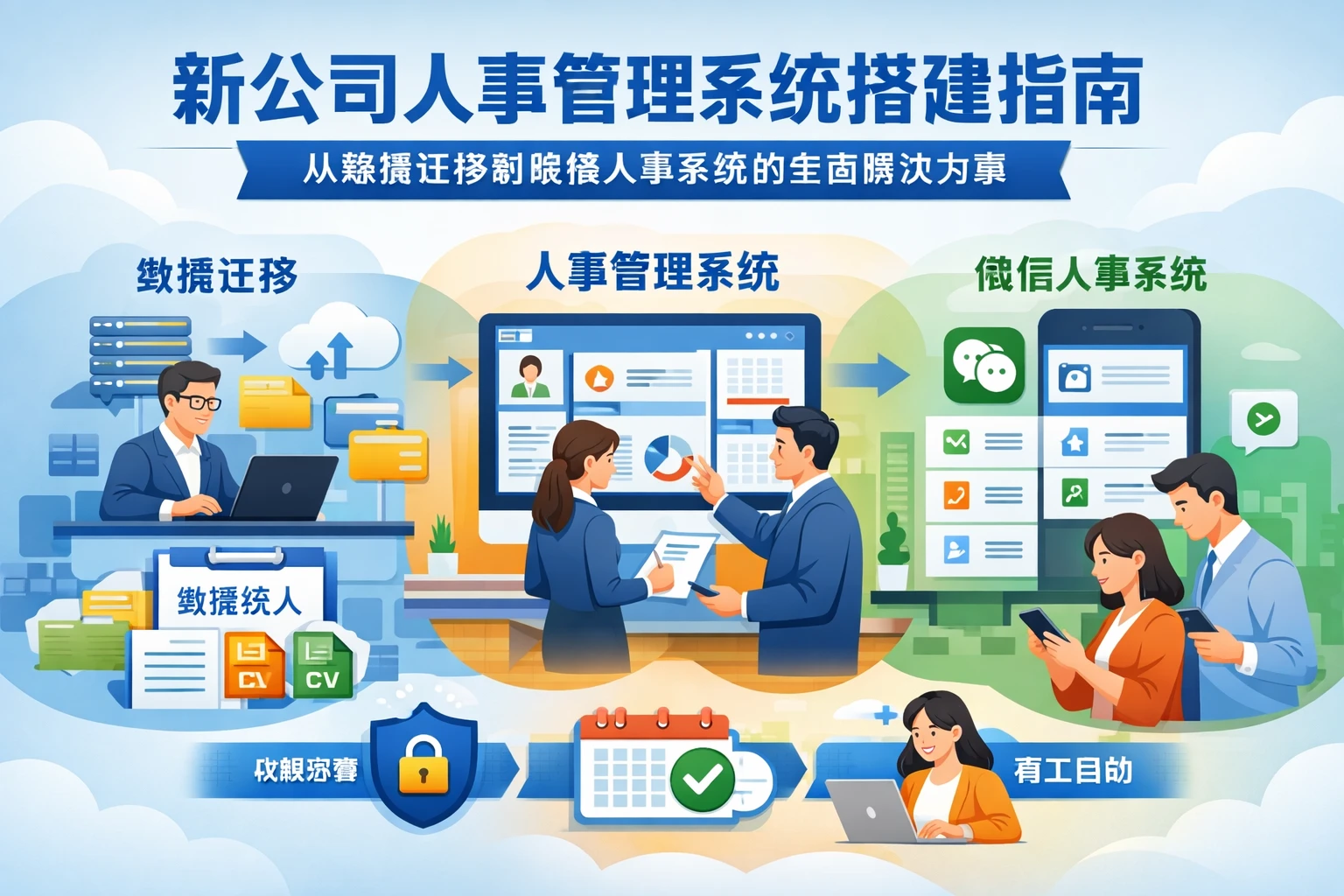 新公司人事管理系统搭建指南：从数据迁移到微信人事系统的全面解决方案