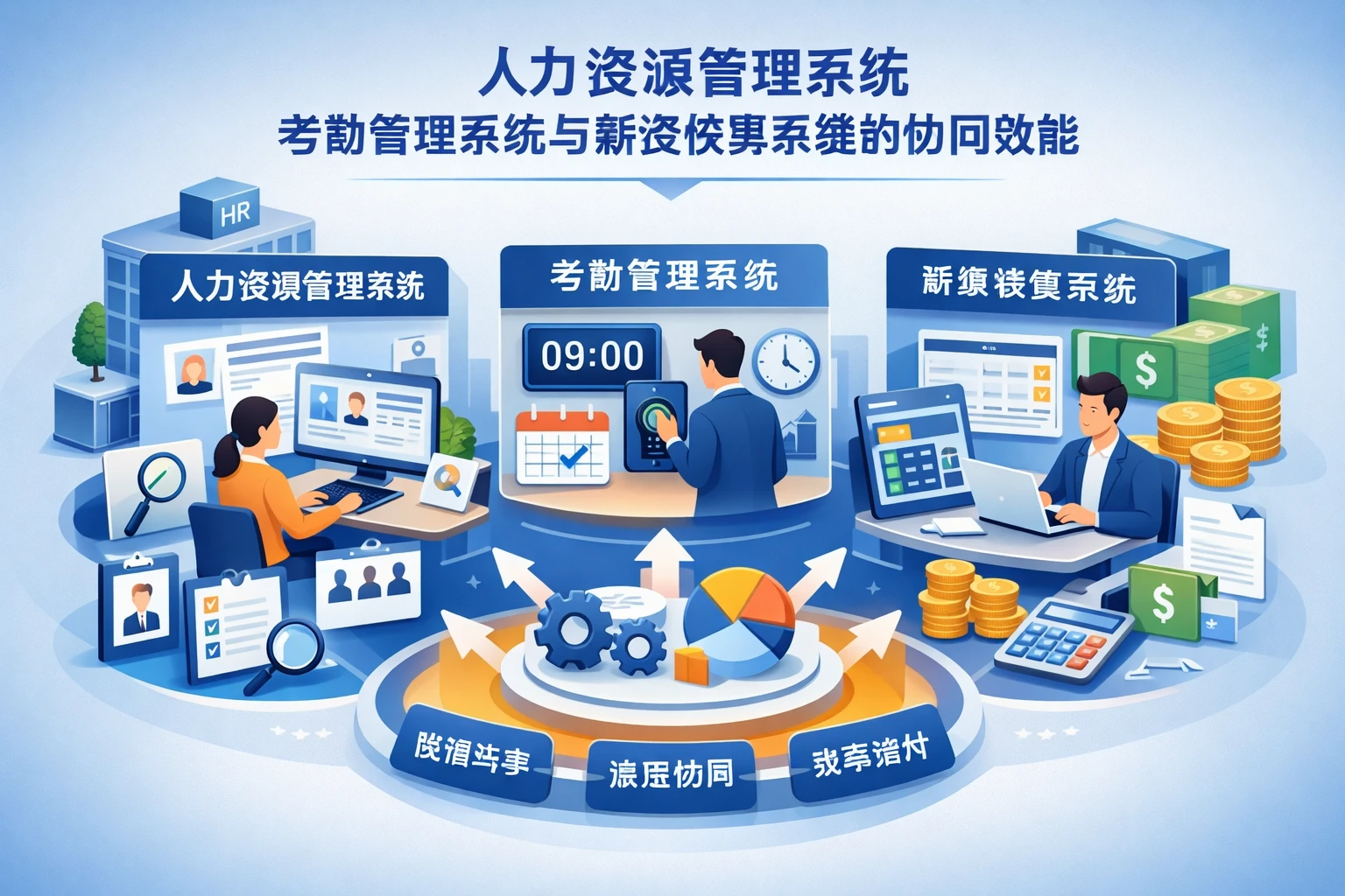 人力资源管理系统、考勤管理系统与薪资核算系统的协同效能