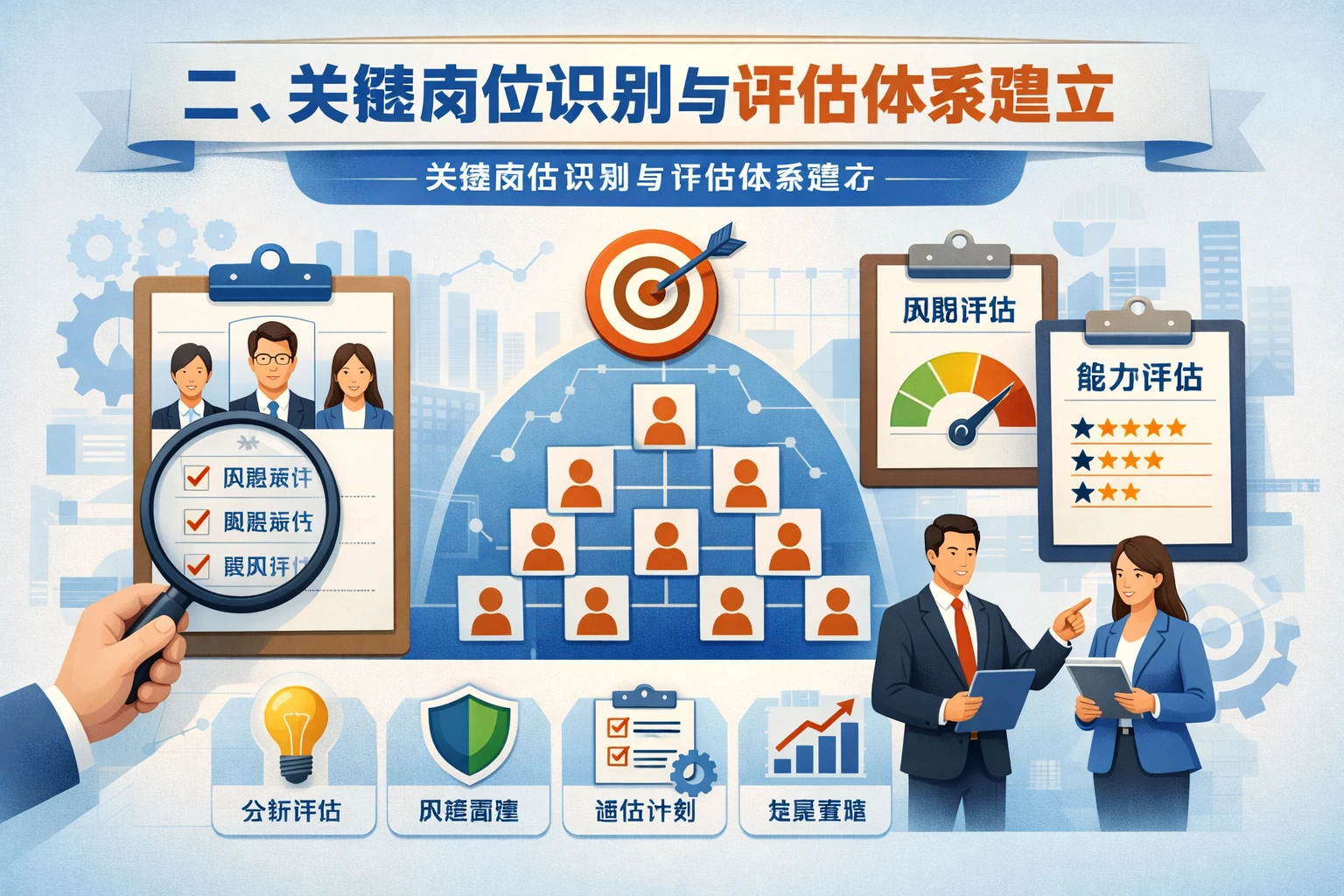 二、关键岗位识别与评估体系建立