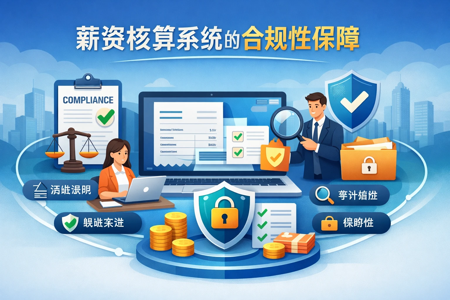 薪资核算系统的合规性保障