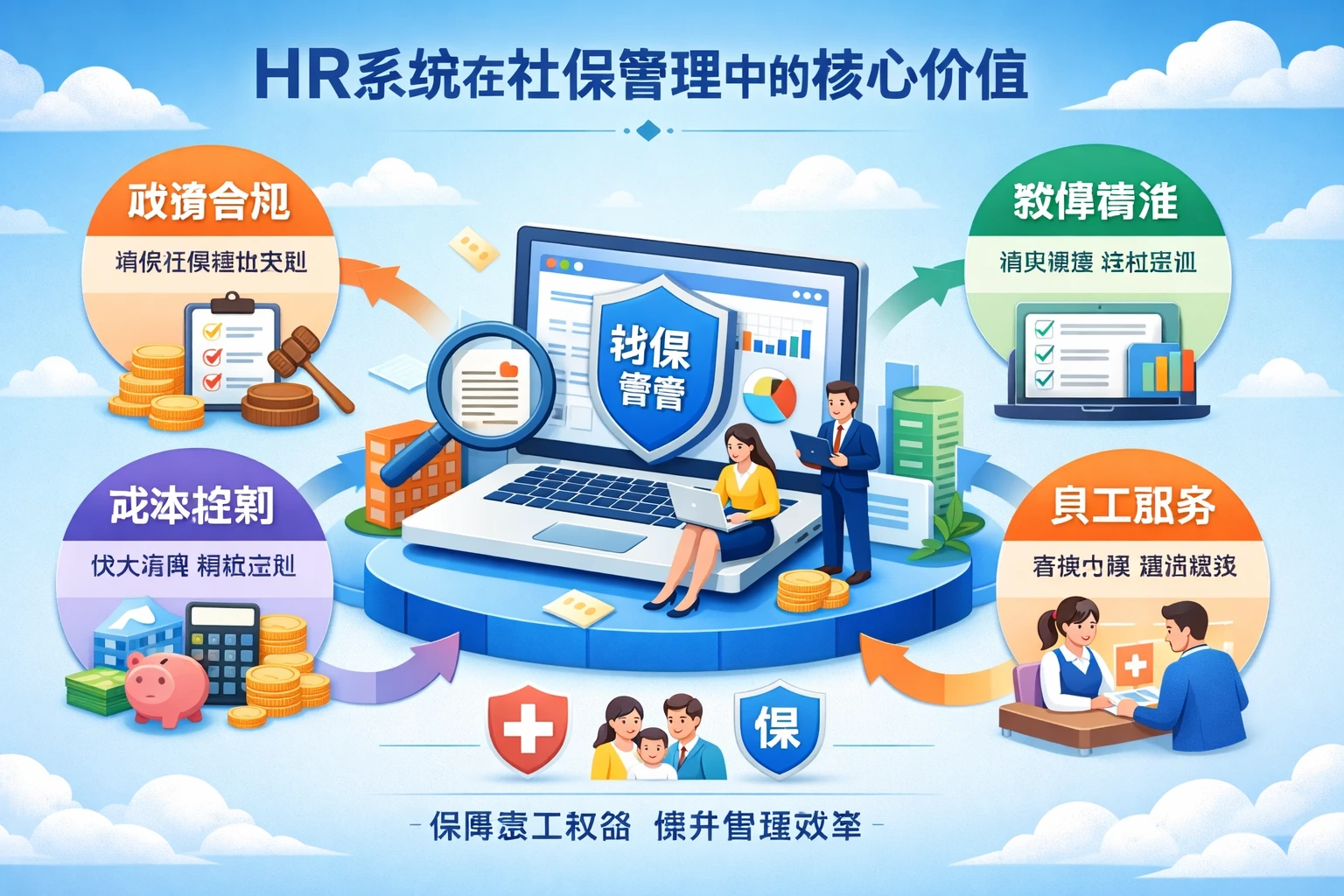 HR系统在社保管理中的核心价值