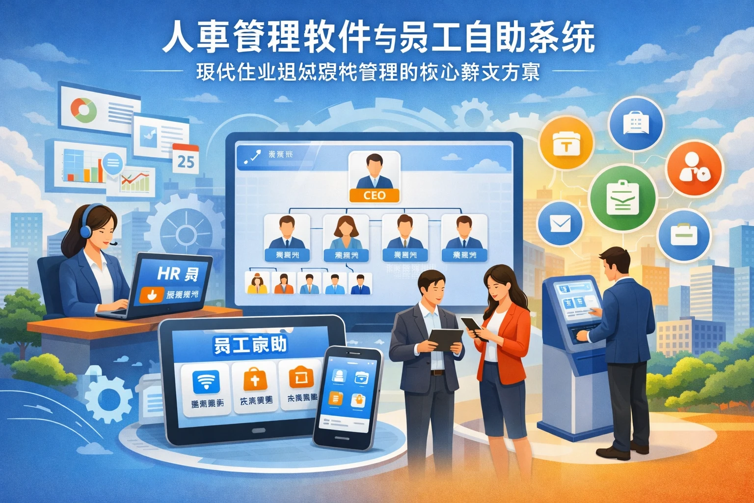 人事管理软件与员工自助系统:现代企业组织架构管理的核心解决方案