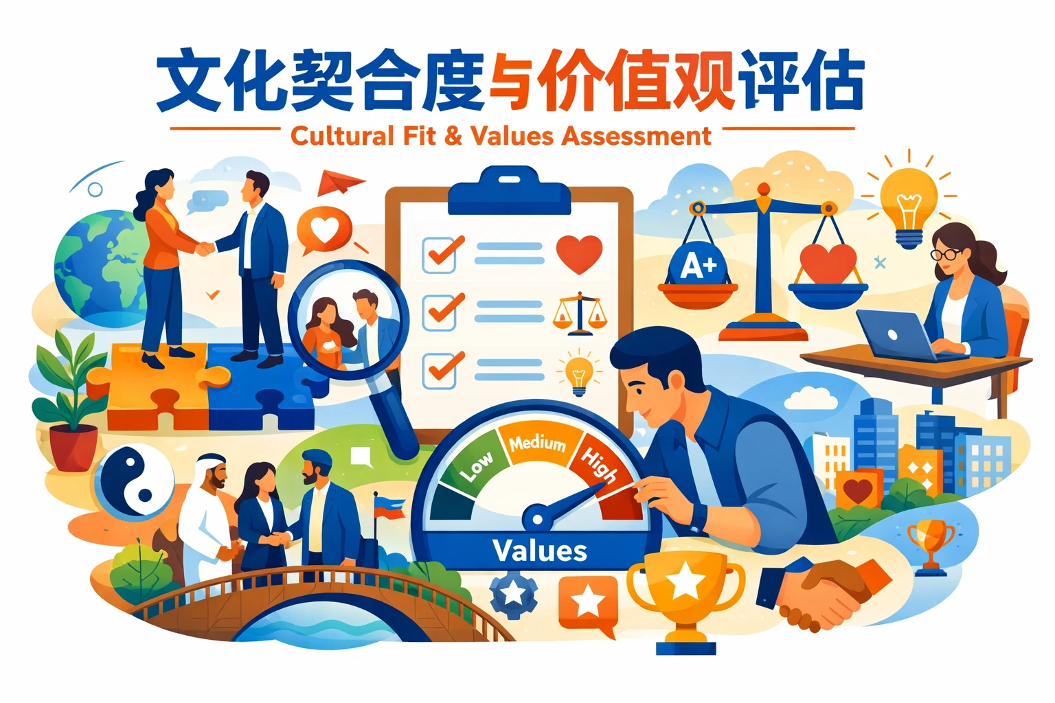 文化契合度与价值观评估