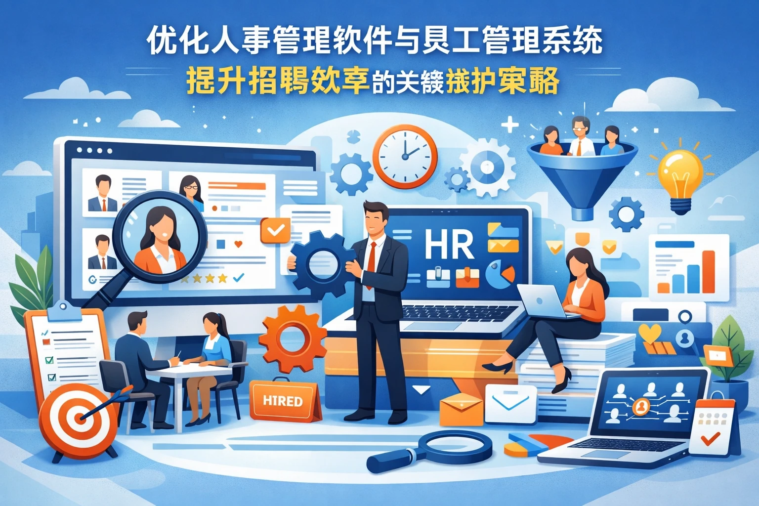 优化人事管理软件与员工管理系统：提升招聘效率的关键维护策略
