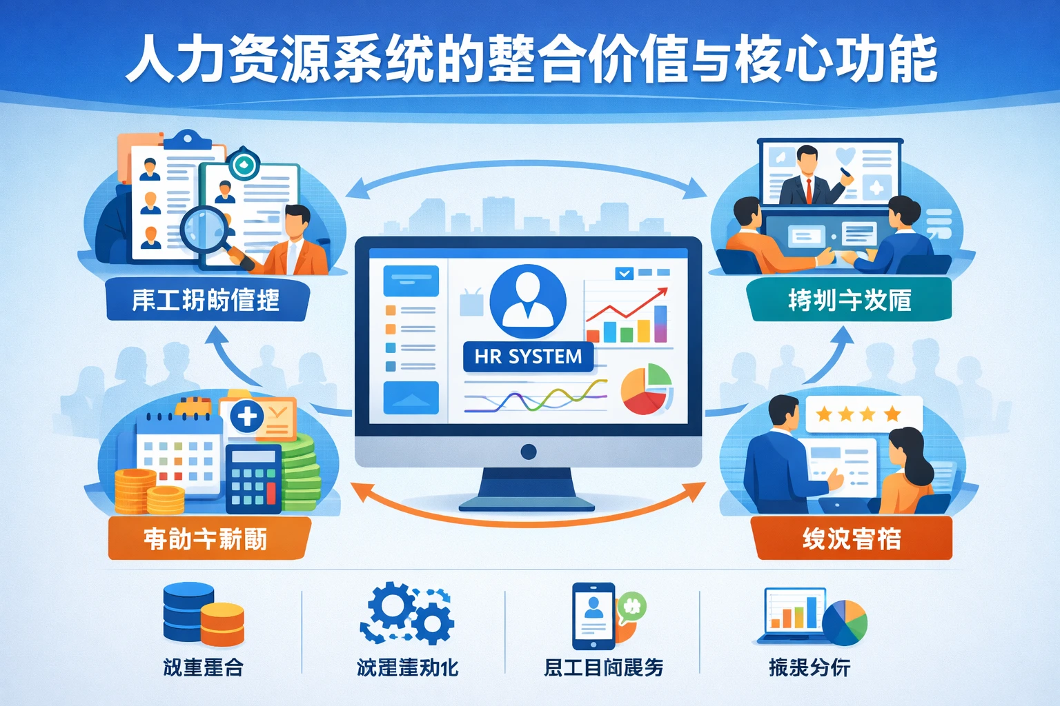 人力资源系统的整合价值与核心功能