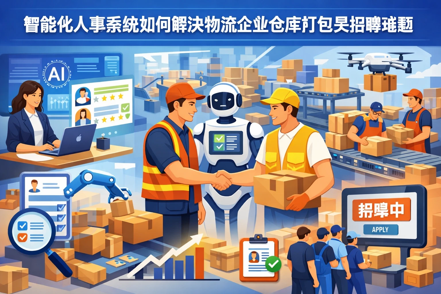 智能化人事系统如何解决物流企业仓库打包员招聘难题