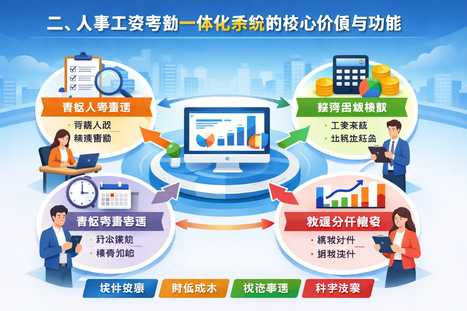 二、人事工资考勤一体化系统的核心价值与功能