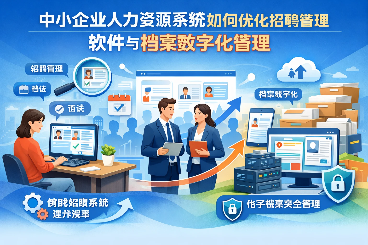 中小企业人力资源系统如何优化招聘管理软件与档案数字化管理