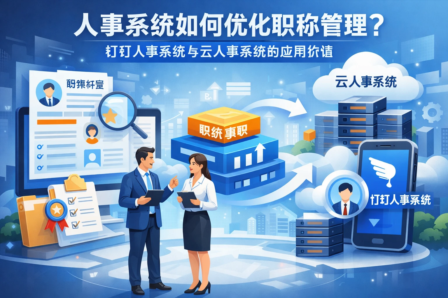 人事系统如何优化职称管理?钉钉人事系统与云人事系统的应用价值
