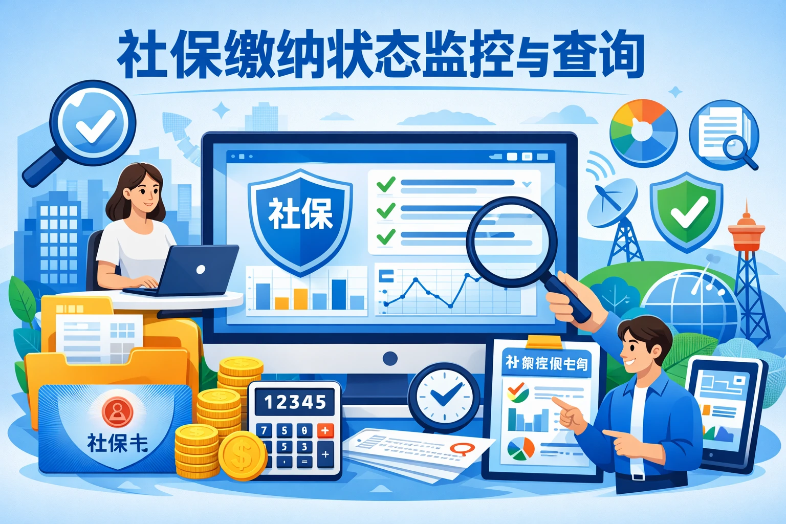 社保缴纳状态监控与查询