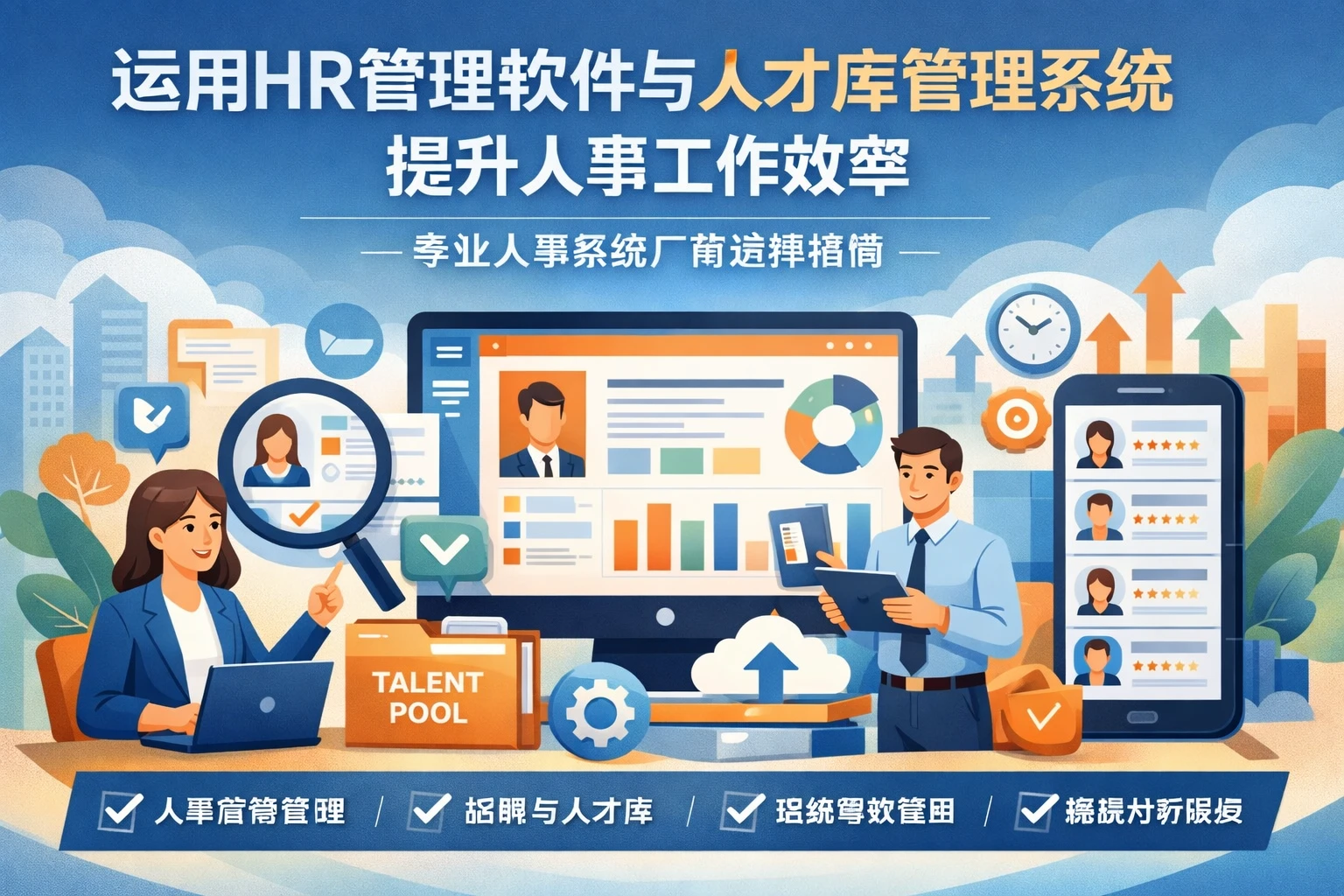 运用HR管理软件与人才库管理系统提升人事工作效率：专业人事系统厂商选择指南