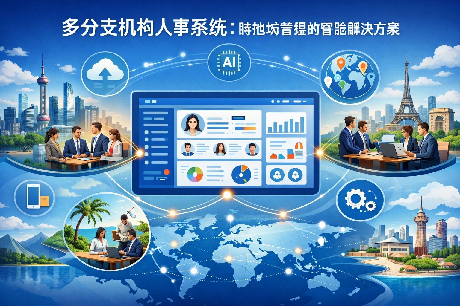 多分支机构人事系统：跨地域管理的智能解决方案