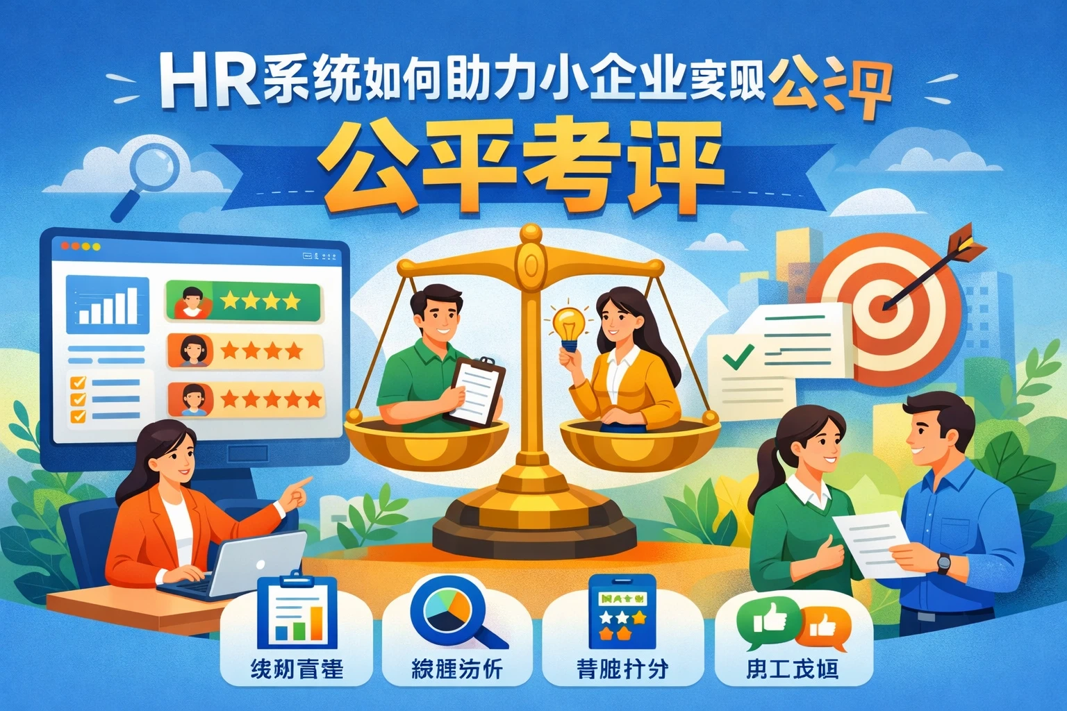 HR系统如何助力小企业实现公平考评