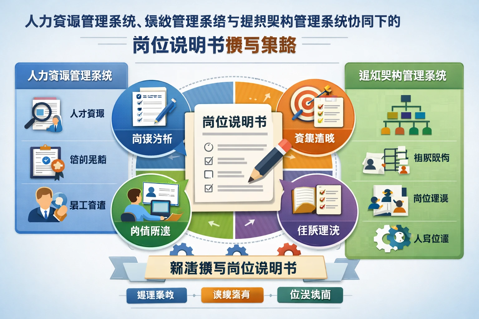 人力资源管理系统、绩效管理系统与组织架构管理系统协同下的岗位说明书撰写策略