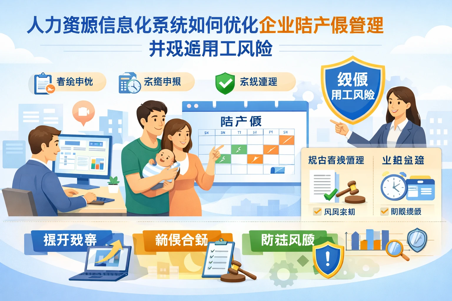 人力资源信息化系统如何优化企业陪产假管理并规避用工风险