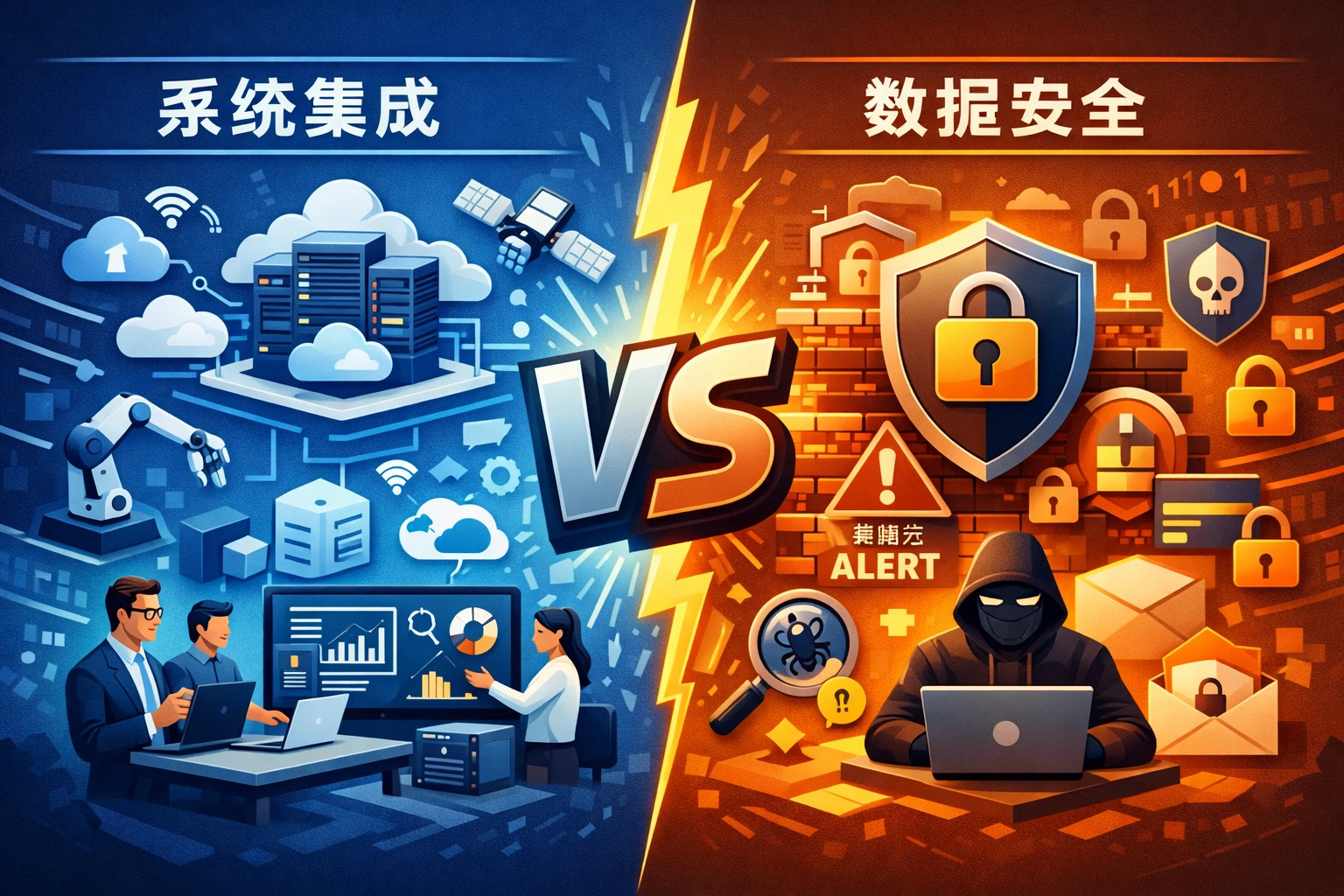 系统集成与数据安全对比