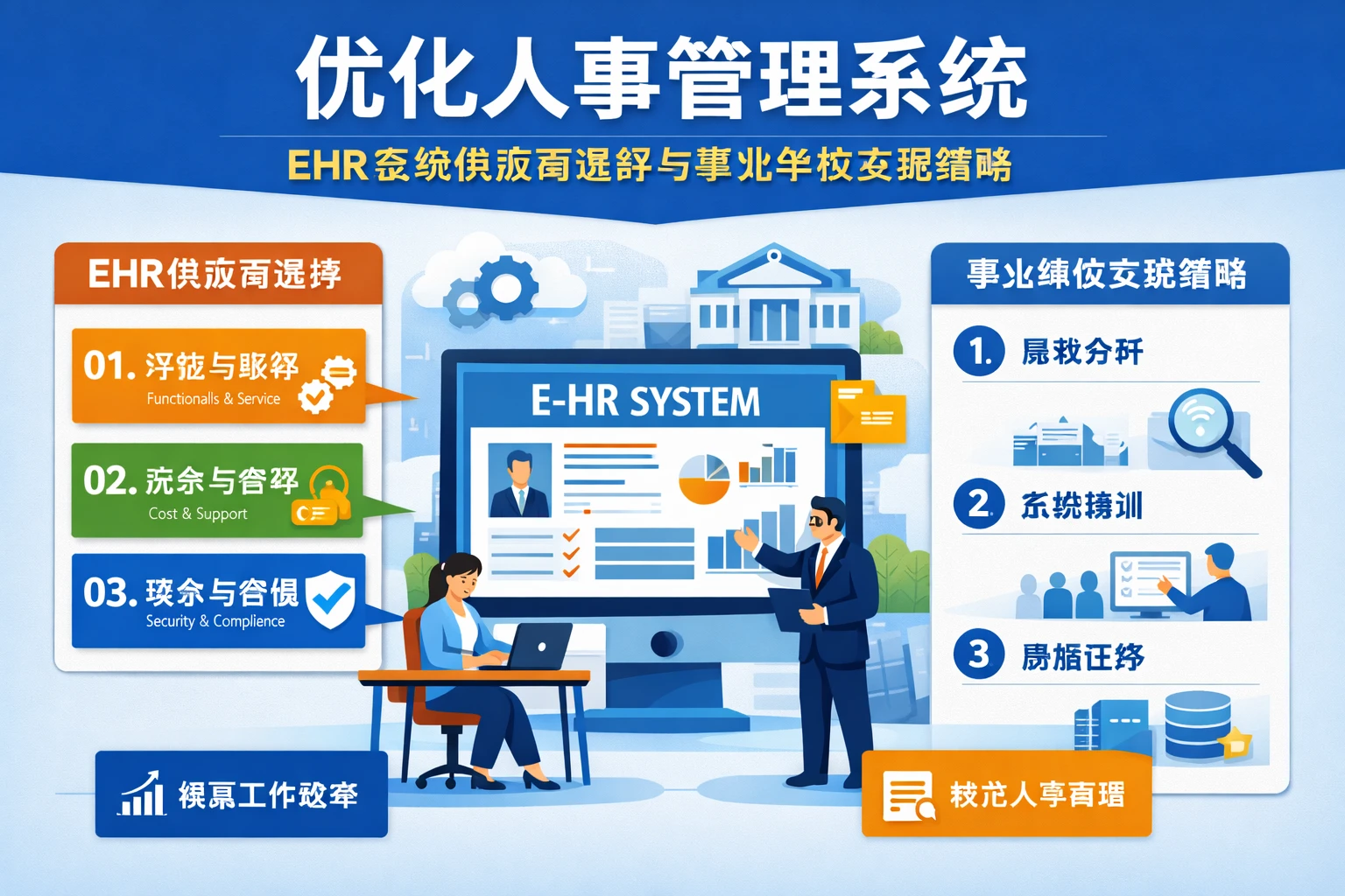 优化人事管理系统:EHR系统供应商选择与事业单位实施策略