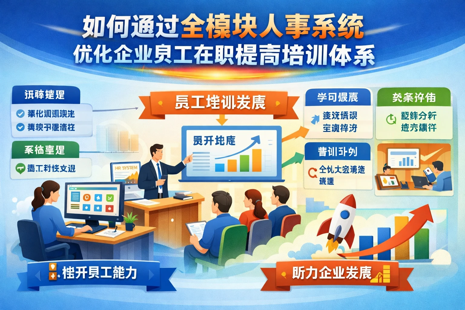 如何通过全模块人事系统优化企业员工在职提高培训体系