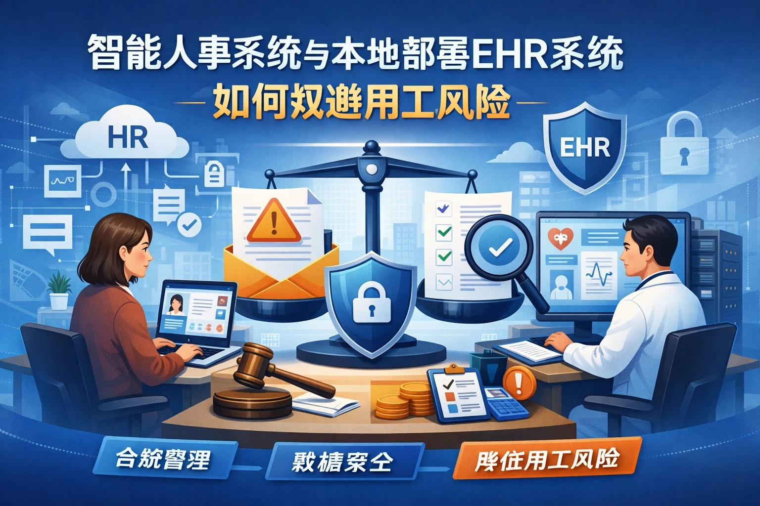 智能人事系统与本地部署EHR系统如何规避用工风险