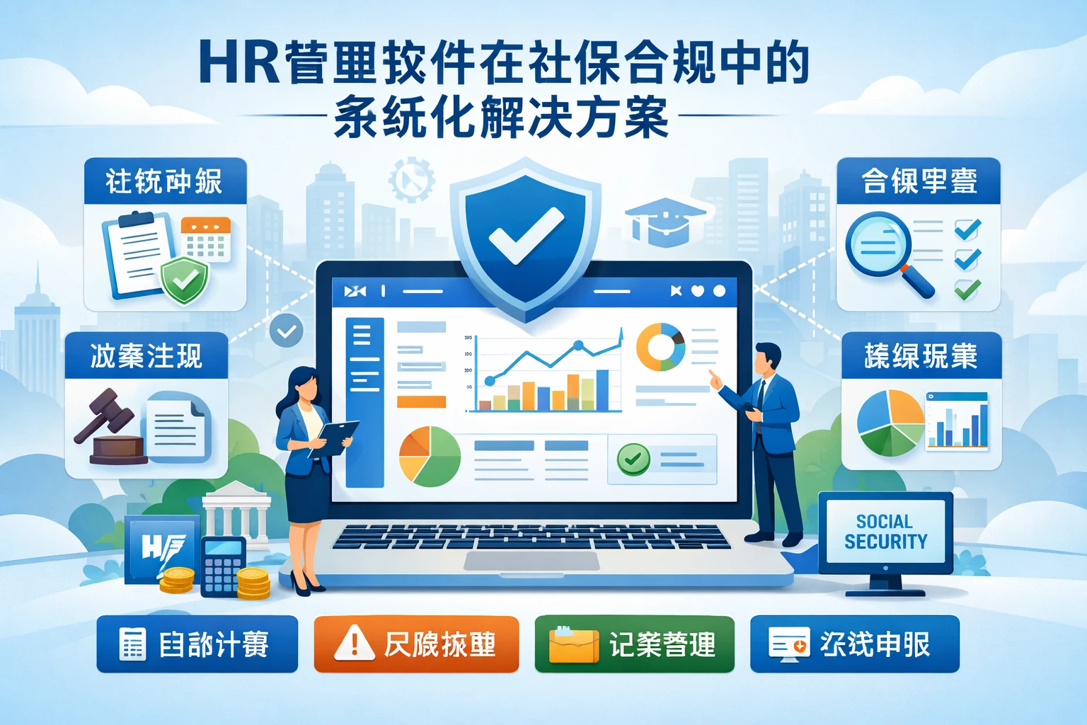 HR管理软件在社保合规中的系统化解决方案