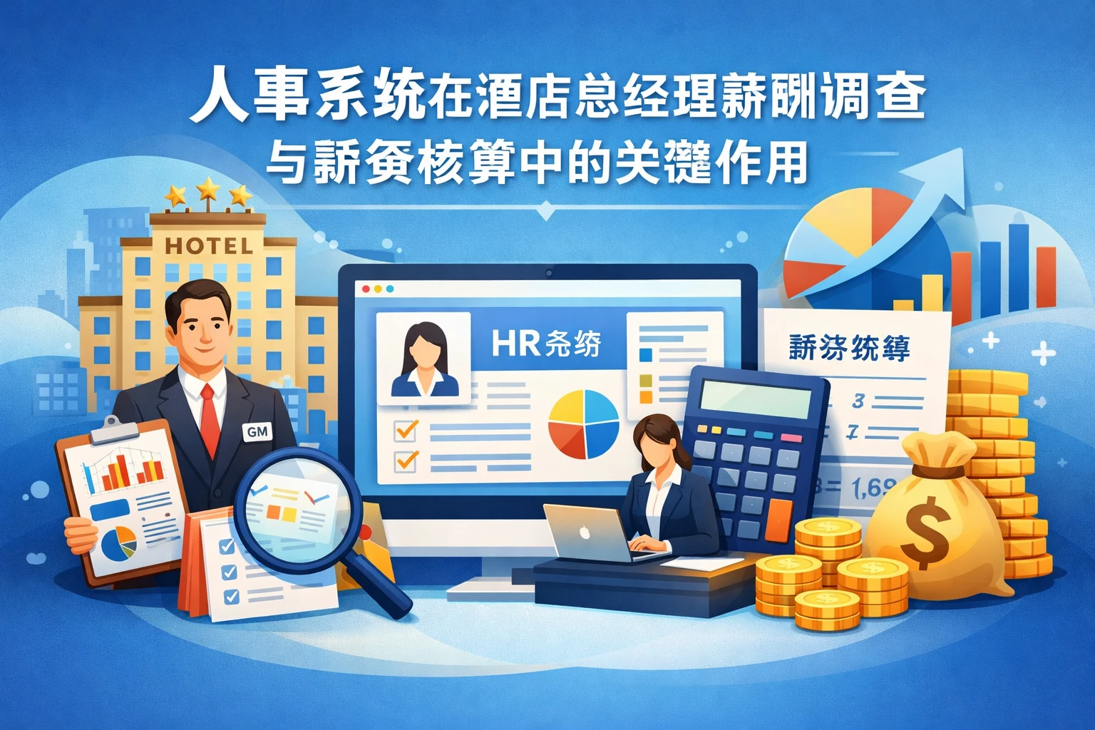 人事系统在酒店总经理薪酬调查与薪资核算中的关键作用