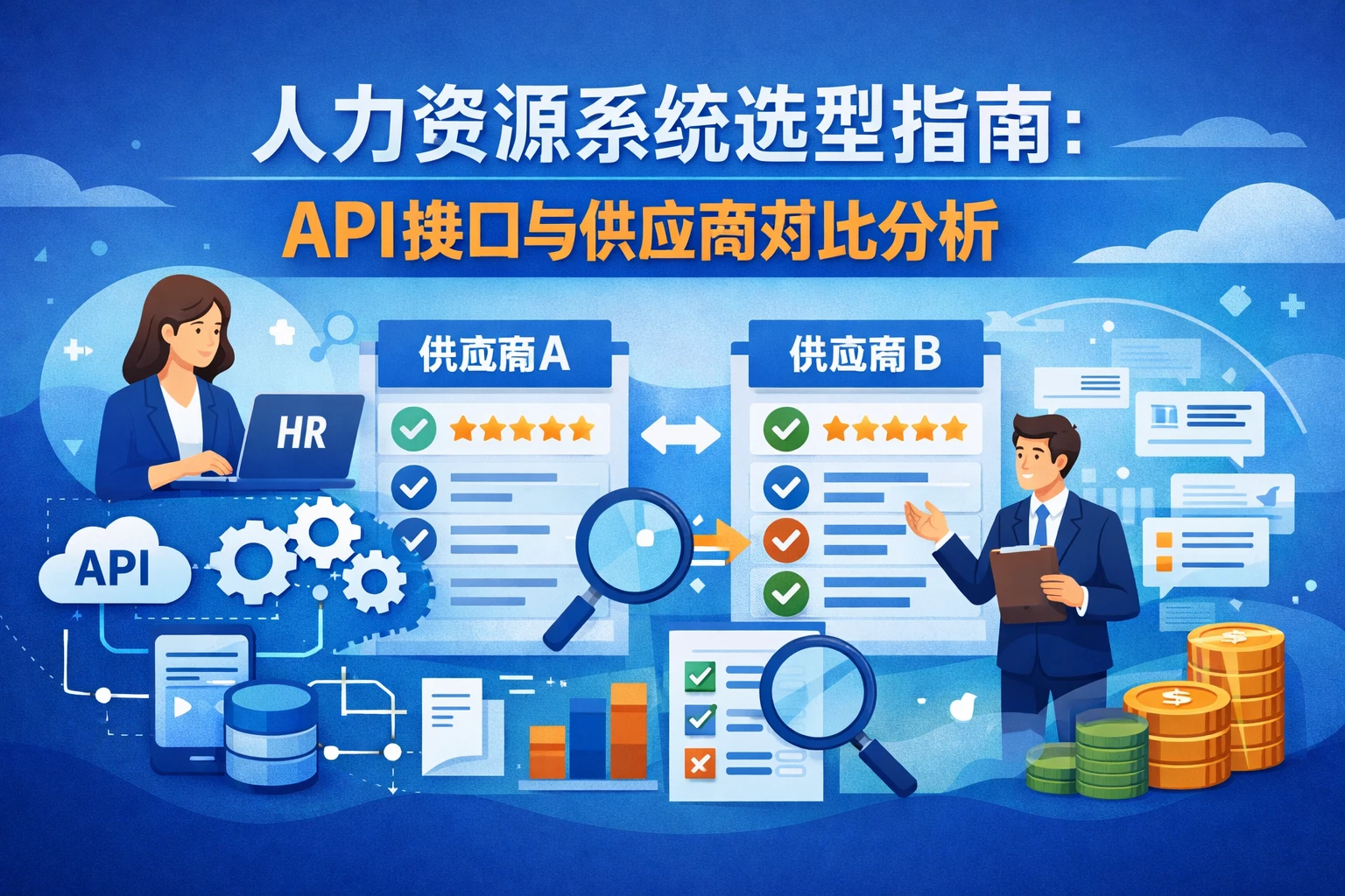 人力资源系统选型指南:API接口与供应商对比分析