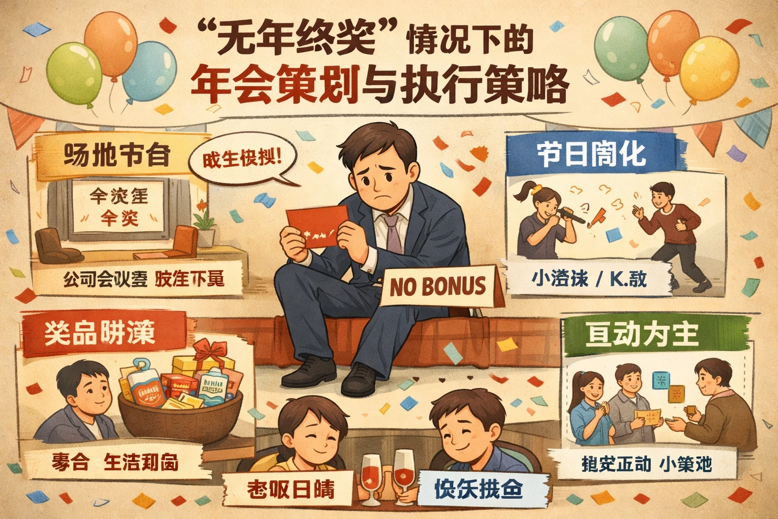 无年终奖情况下的年会策划与执行策略